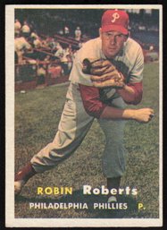 1957 TOPPS ROBIN ROBERTS HOF