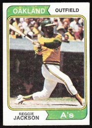 1974 TOPPS #130 REGGIE JACKSON BASEBALL CARD