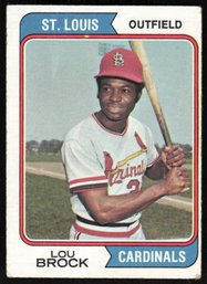 1974 TOPPS LOU BROCK #60 BASEBALL CARD