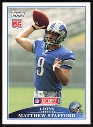 2009 TOPPS MATTHEW STAFFORD ROOKIE #116 NFL CARD