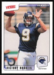 VICTORY DREW BREES 2001 ROOKIE NFL CARD