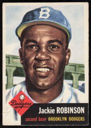 Jackie Robinson 1953 Topps #1 Brooklyn Dodgers