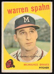 1959 Topps Set-Break # 40 Warren Spahn