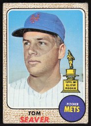 1968 TOPPS #45 TOM SEAVER GOLD CUP ROOKIE