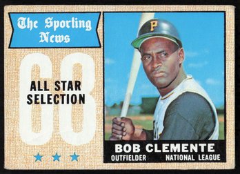 1968 TOPPS #374 BOB CLEMENTE BASEBALL CARD