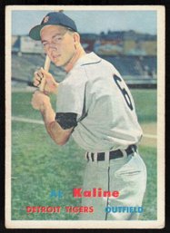 1957 TOPPS #125 AL KALINE BASEBALL CARD