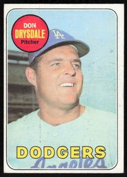 1969 TOPPS #400 DON DRYSDALE BASEBALL CARD