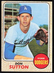 1968 TOPPS #103 DON SUTTON BASEBALL CARD