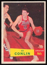 1957 TOPPS ED CONLIN BASKETBALL CARD