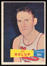 1957 TOPPS JOE HOLUP BASKETBALL CARD