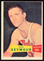 1957 TOPPS PAUL SEYMOUR BASKETBALL CARD