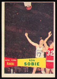 1957 TOPPS RON SOBIE BASKETBALL CARD