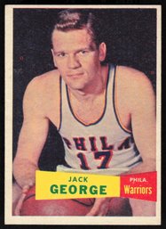 1957 TOPPS JACK GEORGE BASKETBALL CARD