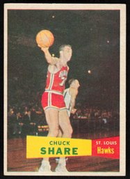 1957 TOPPS CHUCK SHARE BASKETBALL CARD