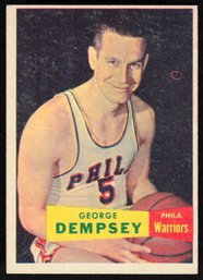 1957 TOPPS GEORGE DEMPSEY  BASKETBALL CARD