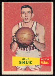 1957 TOPPS GENE SHUE BASKETBALL CARD