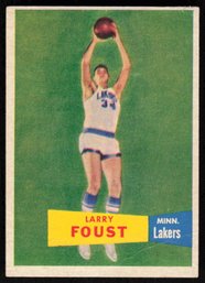 1957 TOPPS LARRY FOUST BASKETBALL CARD