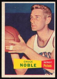 1957 TOPPS CHUCK NOBLE BASKETBALL CARD