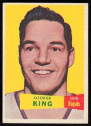 1957 TOPPS GEORGE KING BASKETBALL CARD