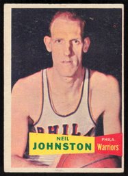 1957 TOPPS #3 NEIL JOHNSON BASKETBALL CARD