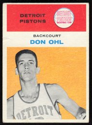 1961 FLEER #33 DON OHL BASKETBALL CARD