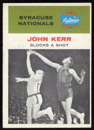 1961 FLEER #56 JOHN KERR BASKETBALL CARD