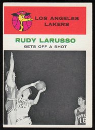 1961 FLEER #57 RUDY LARUSSO BASKETBALL CARD