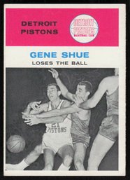 1961 FLEER #64 GENE SHUE BASKETBALL CARD