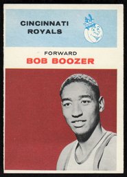 1961 FLEER #6 BOB BOOZER BASKETBALL CARD