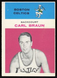 1961 FLEER #7 CARL BRAUN BASKETBALL CARD