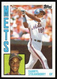 1984 TOPPS #182 DARYL STRAWBERRY ROOKIE CARD