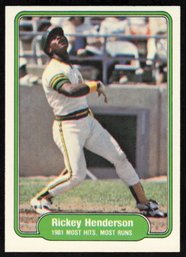 1982 FLEER #643 RICKEY HENDERSON BASEBALL CARD