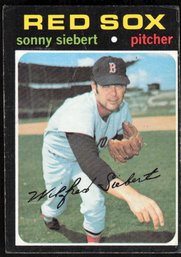 1971 TOPPS HI #710 SONNY SIEBERT BASEBALL CARD