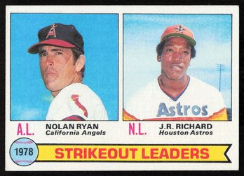 1979 TOPPS #6 PITCHING LEADERS NOLAN RYAN BASEBALL CARD