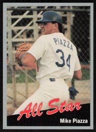 1991 MINOR LEAGUE CAL #6 MIKE PIAZZA ROOKIE BASEBALL CARD