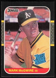 1987 #46 DONRUSS MARK MCGUIRE RATED ROOKIE