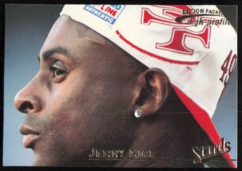 1996 PINNACLE #3 JERRY RICE FOOTBALL CARD Diamond Earring