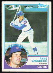 1983 TOPPS #83 RYNE SANDBERG ROOKIE CARD