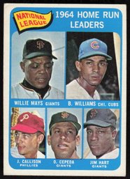 1965 Topps #4 Willie Mays  Billy Williams