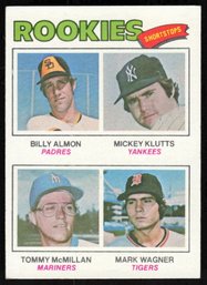 1977 TOPPS #490 MICKEY KLUTTS ROOKIE CARD