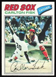 1977 TOPPS #640 CARLTON FISK BASEBALL CARD