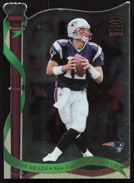 2002 CROWN ROYALE DIE CUT #80 TOM BRADY