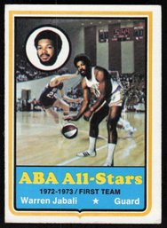 1972 TOPPS #220 WARREN JABALI BASKETBALL CARD