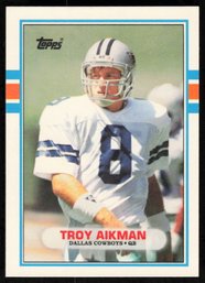 1989 TOPPS TRADED #70T TROY AIKMAN ROOKIE FOOTBALL CARD