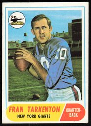 1968 TOPPS #161 FRAN TARKENTON FOOTBALL CARD