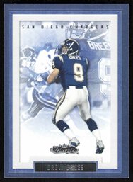 2002 FLEER #31 BLUE DREW BREES 2ND YEAR FOOTBALL CARD