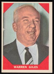 1960 FLEER GREATS #73 WARREN GILES