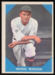 1960 FLEER GREATS #18 HEINIE MANUSH