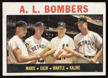1964 Topps 331 Roger Maris  Norm Cash  Mickey Mantle  Al Kaline