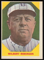 1960 FLEER GREATS # 33 WILBERT ROBINSON